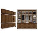 Ver imagem 3 de Guarda-Roupa Casal Triplex 10 Portas 12 Gavetas 100% MDF Berlim Malbec