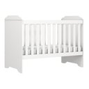 Ver imagem 3 de Berço Americano Mini Cama Mel com Guarda Roupa Infantil Vittoria MDF Branco Albatroz Móveis