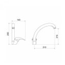 Ver imagem 2 de Monocomando para Cozinha Bica Móvel 7001 Global C55 Meber Metais