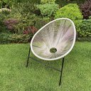 Ver mais imagens de Cadeira Acapulco Branco Antigo MOR DISTRIBUIDORA