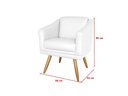 Ver imagem 3 de Kit 12 Poltronas Decorativa San Diego Sala Recepção Escritório Branco