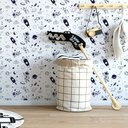 Ver imagem 2 de Papel de Parede Baby Astronauta Azul e Branco - 1,50x0,50m