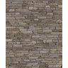Papel de Parede Non-woven Lavável Durável Estampa Pedras Marrom - 4