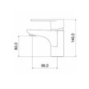 Ver imagem 4 de Misturador Monocomando para Banheiro Bica Fixa Minimal Advance C78 Meber Metais