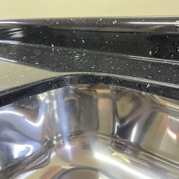Pia de Cozinha Roralit Granitado com Cuba em Inox 120x55cm Preto - 3 Pia de Cozinha Roralit Granitado com Cuba em Inox 120x55cm Preto - 3
