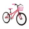 Bicicleta Nina Aro 20 Feminina com Cesta Freio V brake Houston - 1