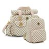 Kit de bolsas Maternidade e mochila Escocesa caramelo - Lequiqui - 1