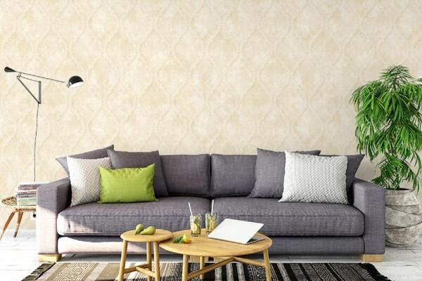 Papel de Parede Non-woven Lavável com Texturas 10m Durável - 5