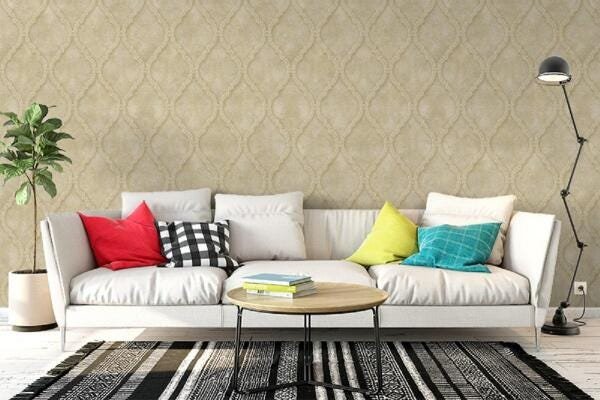 Papel de Parede Non-woven Lavável com Texturas 10m Durável - 14