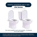 Ver imagem 3 de Tampa de Vaso Poliéster Decorada Golfinho e Conchas Lille para Louça Sensea