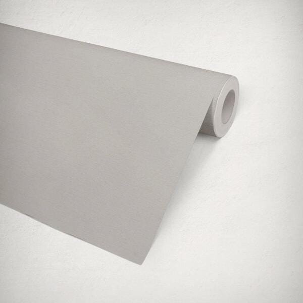 Papel de Parede Non-woven Liso Lavável Durável Quarto Sala Bege - 12