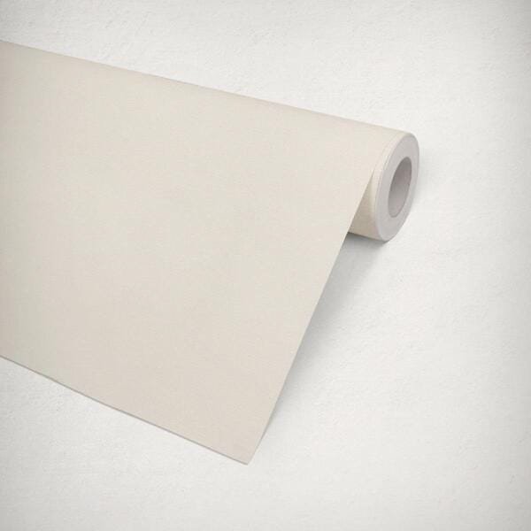 Papel de Parede Non-woven Liso Lavável Durável Quarto Sala Bege - 6