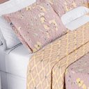Ver imagem 5 de Colcha + Jogo de Cama Bouti Estampado Casal 07 Peças 100% Poliéster - Lavanda