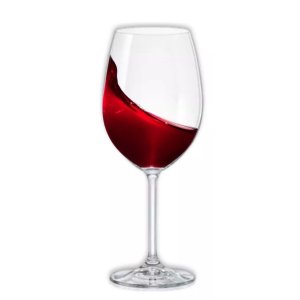 Taça Cristal Bohemia Titanium Vinho Tinto 580ml