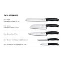 Ver imagem 4 de Conjunto 5 facas com cepo para gaveta Swiss Classic Victorinox 6.7143.5 - Preto