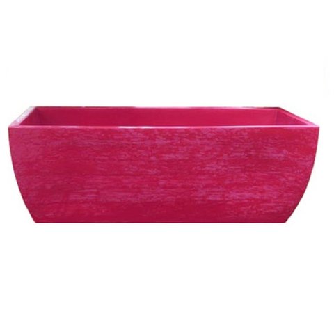 Vaso Planta 80x30 Jardineira Floreira Polietileno - ROSA 022