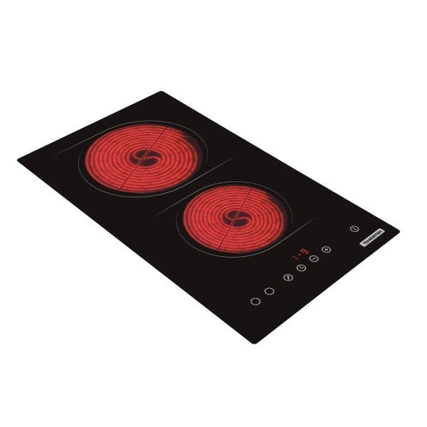 Cooktop Elétrico Tramontina New Dominó Vitrocerâmico com 2 Áreas de Aquecimento e Comando Touch - 2