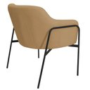 Ver mais imagens de Poltrona Decorativa Jade Base Aço Preto Bouclé Camel - Nexta Casa
