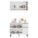 Ver imagem 3 de Balcão Gabinete de Cozinha e Armário Aéreo Vanessa Branco - Desk Design