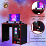 Mesa Escrivaninha Gamer Organizador Home Office Vermelho - 4