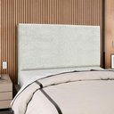 Ver imagem 3 de Cabeceira Casal 140 Cm com Frame Luna Boucle Cinza Claro Artte