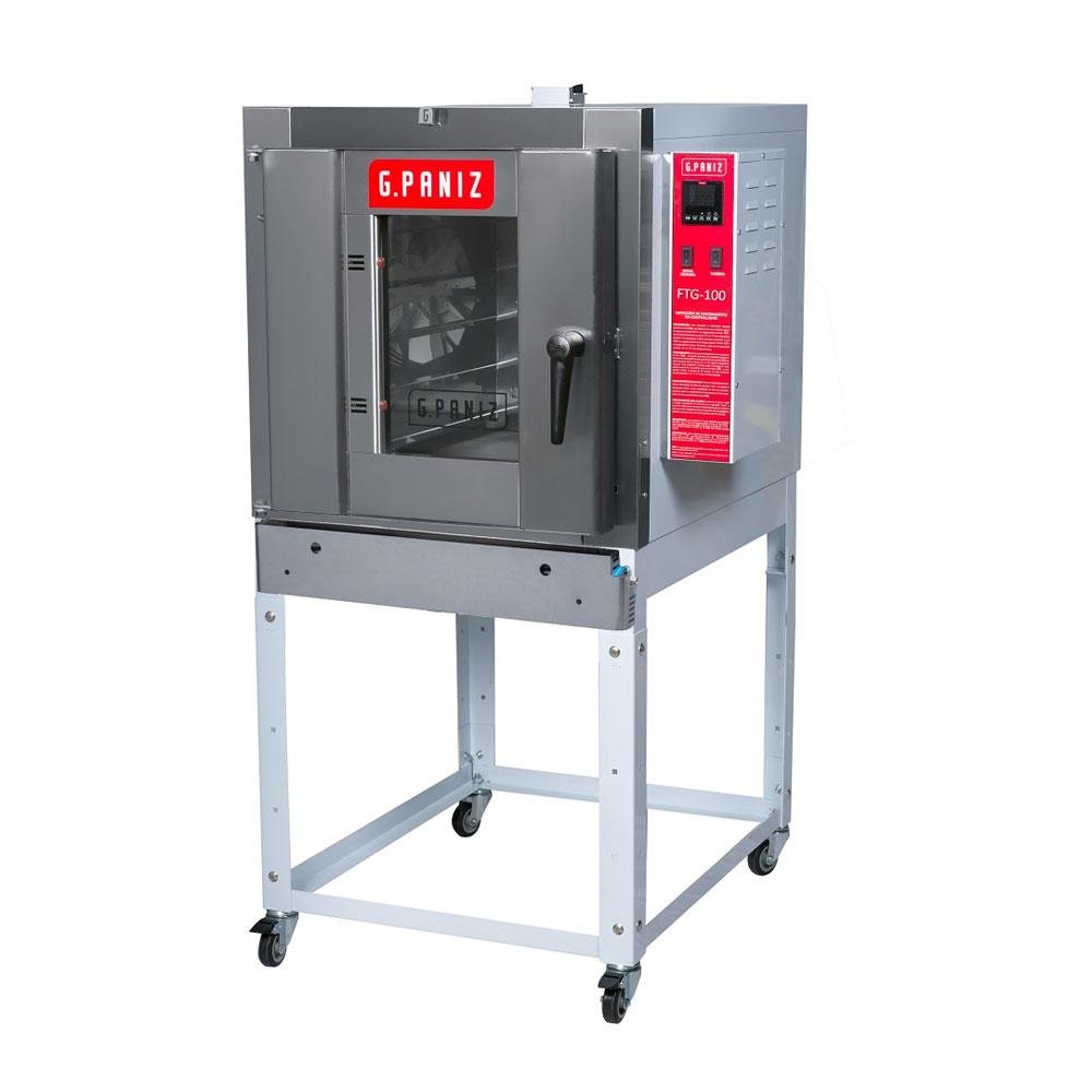 Forno Turbo a Gás Profissional Padarias Epóxi Para 5 Esteiras 40x60 100 ...