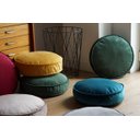 Ver imagem 2 de Futton Turco Redondo Veludo Paris Ø45cm Preto FASTLAR Almofada Redonda