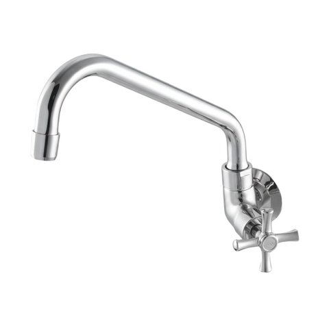 Torneira de Parede para Cozinha Bica Móvel 1183 Tetra C24 Meber Metais Cromado