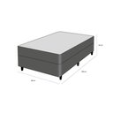 Ver imagem 5 de Cama Box Solteiro Poli Pillow D45 Espuma Malha Lacê Branco Ortobom