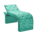 Ver imagem 1 de Maca Estofada Estética Cílios Regulável Spa Suede Ana:azul Tiffany