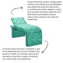 Ver imagem 5 de Maca Estofada Estética Cílios Regulável Spa Suede Ana:azul Tiffany