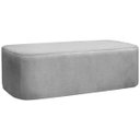 Ver imagem 5 de Puff Calçadeira Orgânico Cristal Cama King 1,95 Sala Bouclê:king 1,95m/cinza