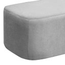 Ver imagem 3 de Puff Calçadeira Orgânico Cristal Cama King 1,95 Sala Bouclê:king 1,95m/cinza
