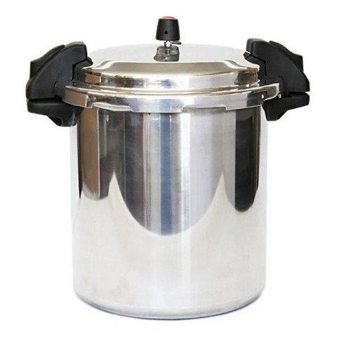 Panela De Pressão Polida 24 Litros Fechamento externo Nacional Profissional