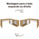Ver imagem 3 de Escrivaninha Tampo Tamburato Olmo Branco Smt Tok Arty Olmo Branco