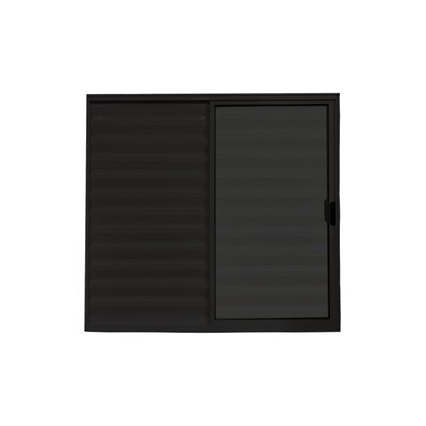 Veneziana 3 Folhas Preto 120x120 Linha 18 Esmeralda