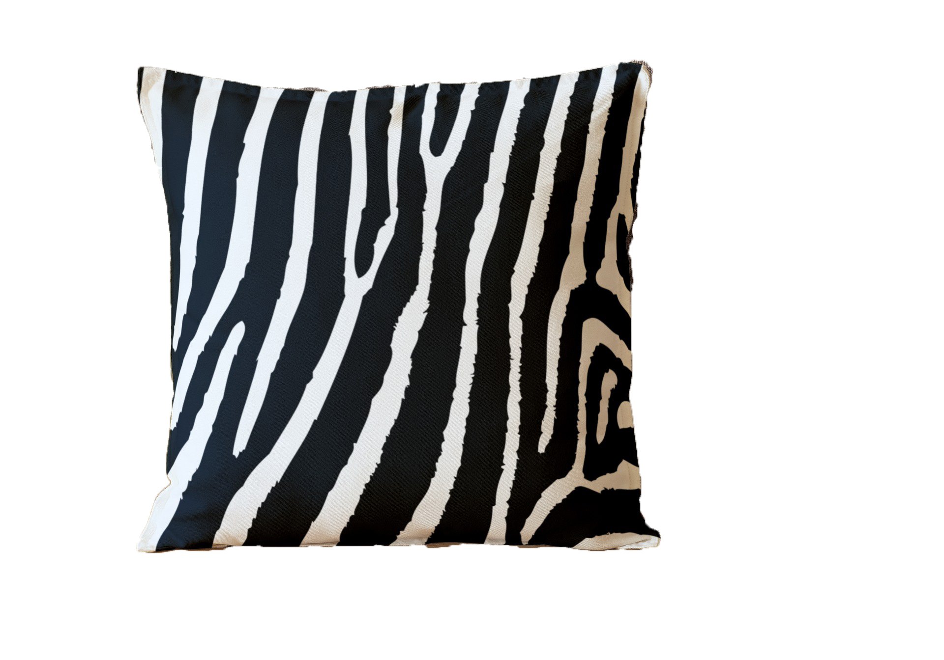 Almofada Para Sofá Sala Cheia 40x40 Zebra:Branco