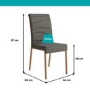 Ver imagem 3 de Conjunto Sala de Jantar 6 Cadeiras Zinia Carraro Off White Rosê