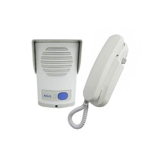 Porteiro Eletr nico Interfone Agl P20 Bivolt Branco Branco