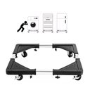 Ver imagem 2 de Suporte Móvel Refrigerador Freezer Geladeira Inox com Trava