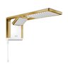 Chuveiro Lorenzetti Acqua Duo - Branco - 220v:dourado Matte - 1