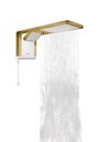 Ver imagem 5 de Chuveiro Lorenzetti Acqua Duo - Branco - 220v:dourado Matte