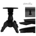 Ver mais imagens de Mesa de Jogos Carteado Redonda Montreal Tampo Reversível Preto com 4 Cadeiras Vicenza Verde - Gran