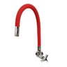 torneira cozinha parede gourmet vermelha flex 1/4 volta c34 - 1