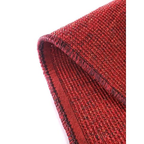 Tapete Sisal Fibra Natural de Luxo 60x80cm Várias Cores:Vermelho