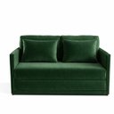 Ver imagem 2 de Sofá-cama Casal Veludo Charlie