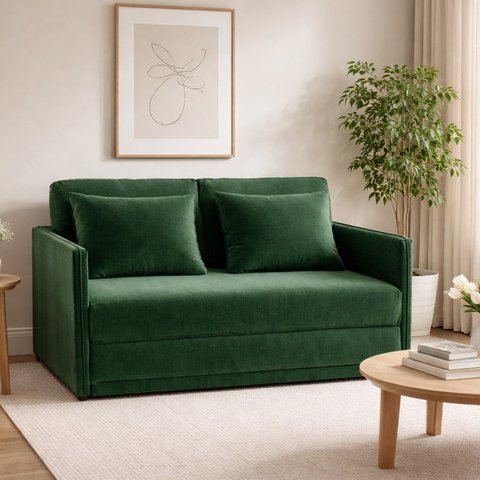 Sofá-cama Casal Veludo Charlie