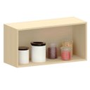 Ver imagem 3 de Armário Aéreo Geladeira 80 Cm 2 Portas Aurora Cinza Cristal Pet