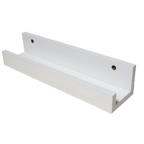 Kit 2 Prateleiras Quadros - Branca - 800 X 100 X 75