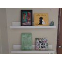 Ver imagem 2 de Kit 2 Prateleiras Quadros - Branca - 800 X 100 X 75